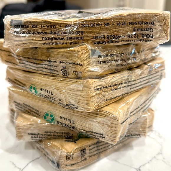 NWT Ideal Home Range Bundle of 6 Brown Paper BBQ Theme Party Napkins - Picture 4 of 7